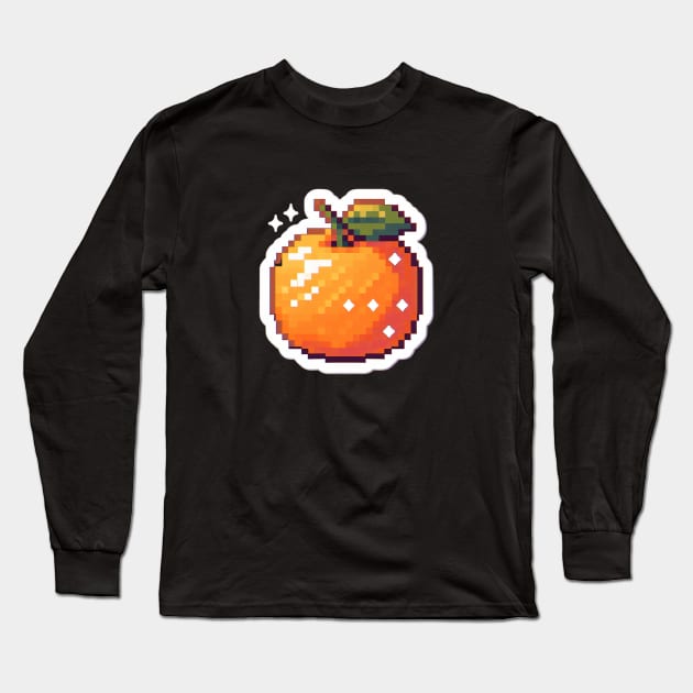 Orange Fruit Harvest Field Product Since Vintage Food Long Sleeve T-Shirt by Flowering Away